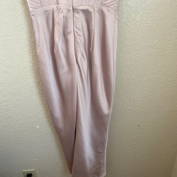house of cb Myrna‎ dress in color crystal (light pink/champagne) NWOT size XS - Picture 9 of 14